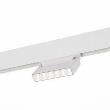 ST LUCE ST364.546.06 Магнитный трековый светильник белый LED 1*6W 4000K 532Lm Ra>80 36° IP20 L120xW22xH108 4