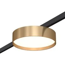 ST LUCE ST670.346.12 Магнитный трековый светильник Латунь LED 1*12W 4000K 500Lm Ra>80 100° IP20 D113xH34 24V