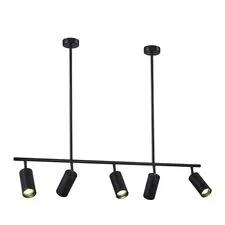 ST LUCE SL1206.403.05 Светильник подвесной ST-Luce Черный/Черный GU10 5*5W 4000K