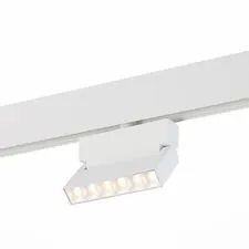 ST LUCE ST362.536.06 Магнитный трековый светильник белый LED 1*6W 3000K 532Lm Ra>80 36° IP20 L120xW22xH134 4