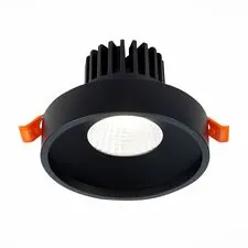 ST LUCE ST751.448.10 Светильник встраиваемый Черный LED 1*10W 4000K 750Lm Ra>90 38° IP20 D100xH75 170-240V