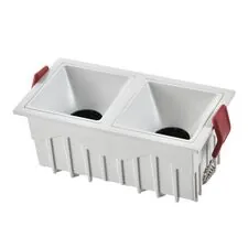 ST LUCE ST757.538.20 Светильник встраиваемый. Белый LED 2*10W 60° IP20 L65xW126xH52 85-265V В комплекте