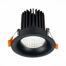 ST LUCE ST703.448.10 Светильник встраиваемый Черный LED 1*10W 4000K 900Lm Ra>90 38° IP20 D85xH75 170-240V