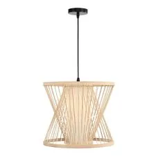 ST LUCE SL6241.503.01 Светильник подвесной ST-Luce Древесный/Белый E27 1*40W