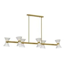 ST LUCE SL2004.313.12 Светильник подвесной ST-Luce латунь/прозрачный, белый, латунь G9 LED 12*5W