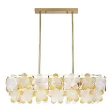 ST LUCE SL6240.203.08 Светильник подвесной ST-Luce золотистый/Прозрачный, январный E14 8*60W