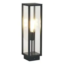 ST LUCE SL9019.705.01 Светильник напольный ST-Luce темно-серый/прозрачный E27 1*15W