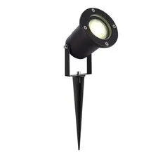 ST LUCE SL9014.425.01 Светильник уличный наземный ST-Luce черный/прозрачный GU10 1*50W