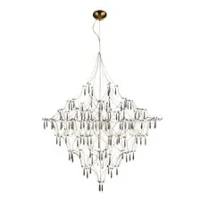 ST LUCE SL6601.203.114 Светильник подвесной ST-Luce Золотистый/Прозрачный LED 114*0,5W 3000K