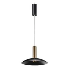 NOVOTECH 358986 OVER NT22 199 бронза светлая/черный Светильник светодиодный накладной, провод 2м IP20 LED 4000K 15W 220V ALBA