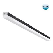 NOVOTECH 359112 OVER NT23 204 черный Светильник линейный, в комплекте прямой соединитель, крепёжные планки, сетевой кабель 2м IP20 LED 40W 4000K 100-265V BITS