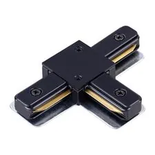 NOVOTECH 135144 PORT NT22 087 черный Соединитель с токопроводом "T" для однофазного двухжильного шинопровода IP20 220V