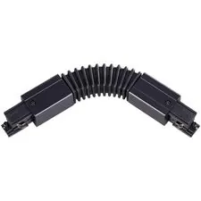 NOVOTECH 135067 PORT NT19 137 черный Соединитель гибкий с токопроводом для трехфазного шинопровода IP20 220V