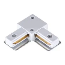 NOVOTECH 135141 PORT NT22 087 белый Соединитель с токопроводом "L" для однофазного двухжильного шинопровода IP20 220V