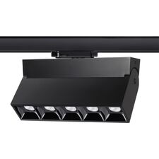 NOVOTECH 358326 PORT NT19 151 черный Трехфазный трековый свтильник IP33 LED 4000К 25W 110-265V EOS
