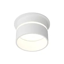 Denkirs DK2404-WH Встраиваемый светильник влагозащ., IP 44, до 15 Вт, GU10, белый, алюминий