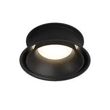 Denkirs DK2403-BK Встраиваемый светильник влагозащ., IP 44, 10 Вт, GU10, черный, алюминий