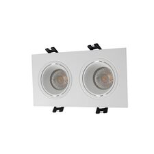 Denkirs DK3072-WH Встраиваемый светильник, IP 20, 10 Вт, GU5.3, LED, белый/белый, пластик