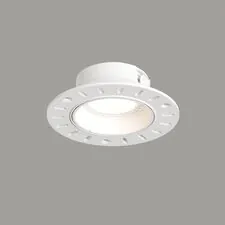 Denkirs DK3055-WH Встраиваемый светильник, IP 20, 10 Вт, GU5.3, LED, белый, пластик