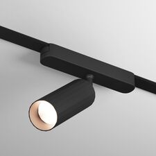 Denkirs DK5310-BK Светильник для трека Air, серия Spot 3000 со светодиодом, ?40*H147мм, 48V DC, 7W, RA?95, 24°, 3000K, IP20, черный, алюминий