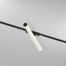 Denkirs DK5325-BK Светильник для трека Air, серия Ray 3000 со светодиодом, L500*W35*H79mm,?33, 48V DC, 12W, RA?90, 120°, 3000K, IP20, черный, алюминий