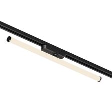 Denkirs DK6638-BK Поворотный однофазный трековый светильник STROM со светодиодом L600mm 220V 15W 150° 3000K IP20 черный алюминий/акрил