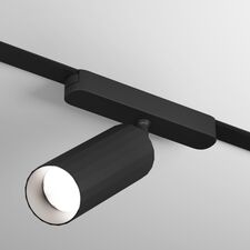 Denkirs DK5371-BK Светильник для трека Air, серия Spot 2700-6500 со светодиодом, ?50*H160мм, 48V DC, 12W, RA?95, 24°, 2700-6500K, IP20, черный, алюминий