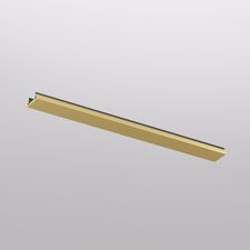 Denkirs TR5736-SB Декоративная заглушка желоба трека SHINE BASE, 20см, сатинированная латунь, алюминий