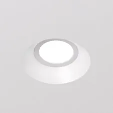 Denkirs DK2081-WH Встраиваемый точечный светильник для натяжных ПВХ потолков INVIZ, IP 20, до 9 Вт, GU10, LED, белый, ABS-пластик