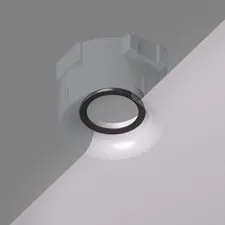 Denkirs DK2085-BK Фиксирующее кольцо для светильников серии INVIZ DK2080-WH, DK2081-WH, черное, ABS-пластик