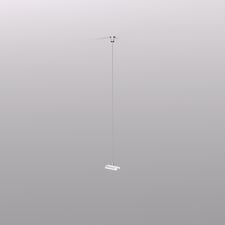 Denkirs TR2126-WH Механический подвес для трека SMART BASE, IP20, 1.5м, белый, алюминий