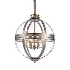 Delight Collection KM0115P-4M antique brass Люстра Residential 4 ant.brass