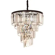 Delight Collection KR0262P-10 black/clear Люстра Helix black/clear