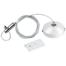 NOVOTECH 135096 SHINO NT20 055 белый Подвесной комплект с 1-метровым тросом IP20 FLUM