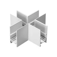NOVOTECH 135171 SHINO NT23 055 белый Соединитель для низковольтного шинопровода "X-образный" IP20 FLUM
