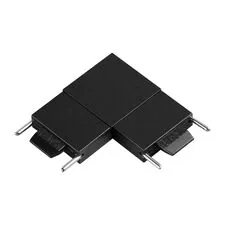 NOVOTECH 135267 SHINO NT24 000 черный Соединитель с токопроводом "L" для низковольтного шинопровода IP20 24V EASY