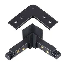 NOVOTECH 135105 SHINO NT20 055 черный Соединитель с токопроводом для шинопровода "L" IP20 48V FLUM