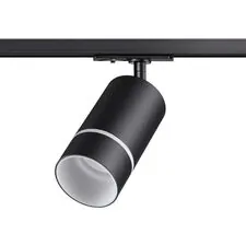 NOVOTECH 370777 PORT NT21 124 черный Светильник трековый однофазный трехжильный IP20 GU10 9W 235V ELINA