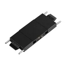 NOVOTECH 135268 SHINO NT24 черный Соединитель с токопроводом прямой для низковольтного шинопровода IP20 24V EASY