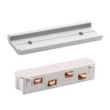 NOVOTECH 135163 SHINO NT23 055 белый Соединитель с токопроводом прямой IP20 48V FLUM