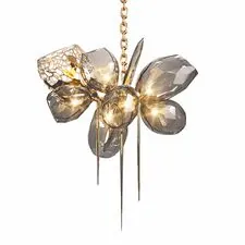 Delight Collection 8898P/AS gold/smoky Люстра