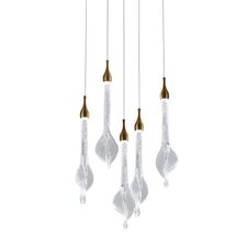 Delight Collection OD2433-5 gold/clear Подвесной светильник