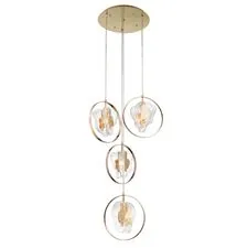 Delight Collection P60669-4 gold/clear Подвесной светильник