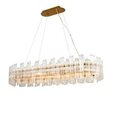 Delight Collection KG0769P-12L clear/ brass Люстра