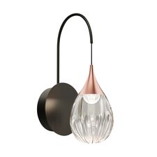 Delight Collection MB24001004-1A copper/clear Настенный светильник