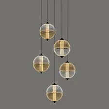 Delight Collection MD24022079-5A black/amber Подвесной светильник