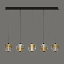 Delight Collection MD24022079-5B black/amber Подвесной светильник