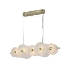 F-Promo 4605-5P, подвесная люстра, L800xW180xH225/1200, 10xLEDx2W, 1600LM, 3000K, included