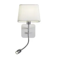 Favourite 1687-2W, настенный светильник, D215xW180xH460, 1xE14x40W, excluded + 1xLEDx1W, 80LM, 4000K, included, switch