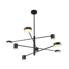 F-Promo 3094-8P, потолочная люстра, D1100xH570/870, 4xLEDx5W + 4xLEDx7W, 1952LM, 4000K, included